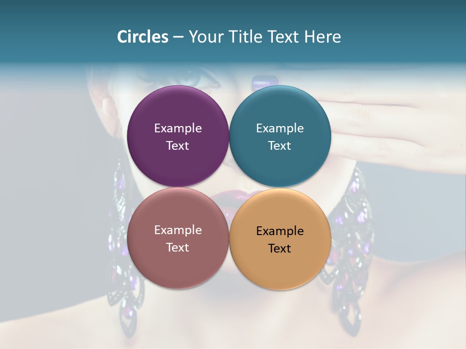 Portrait Nail Polish Gloss PowerPoint Template