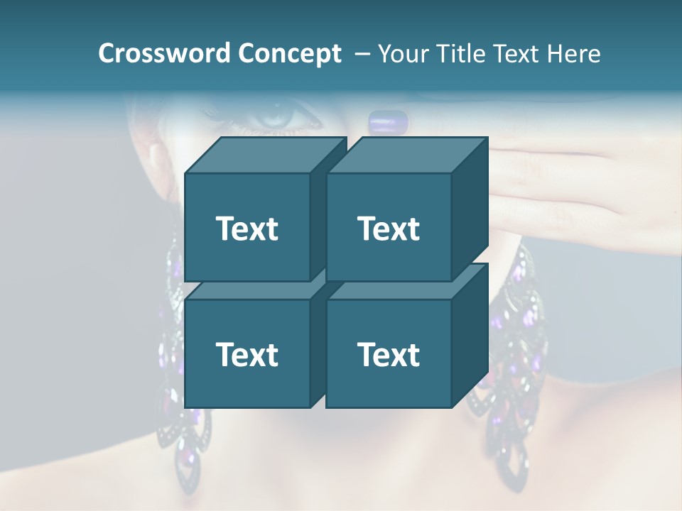 Portrait Nail Polish Gloss PowerPoint Template