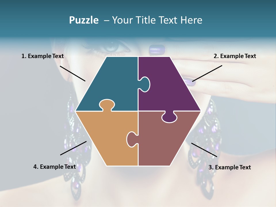 Portrait Nail Polish Gloss PowerPoint Template