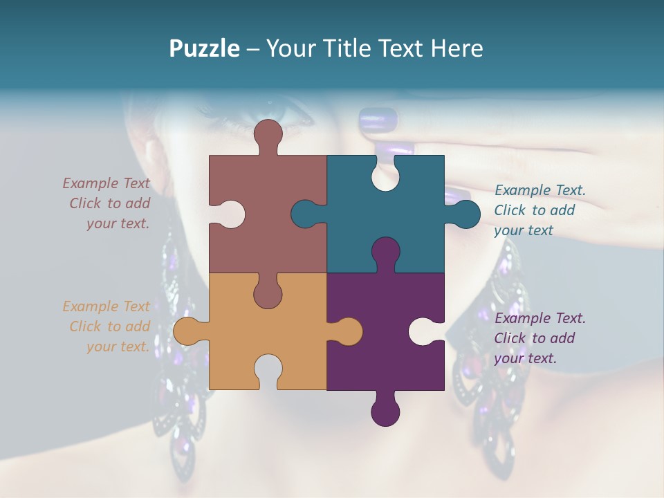 Portrait Nail Polish Gloss PowerPoint Template