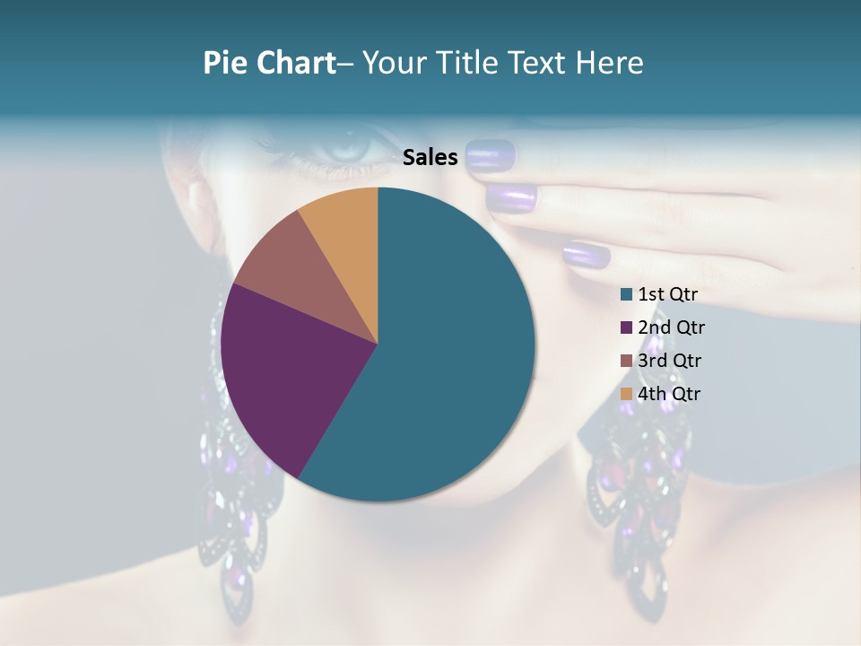 Portrait Nail Polish Gloss PowerPoint Template