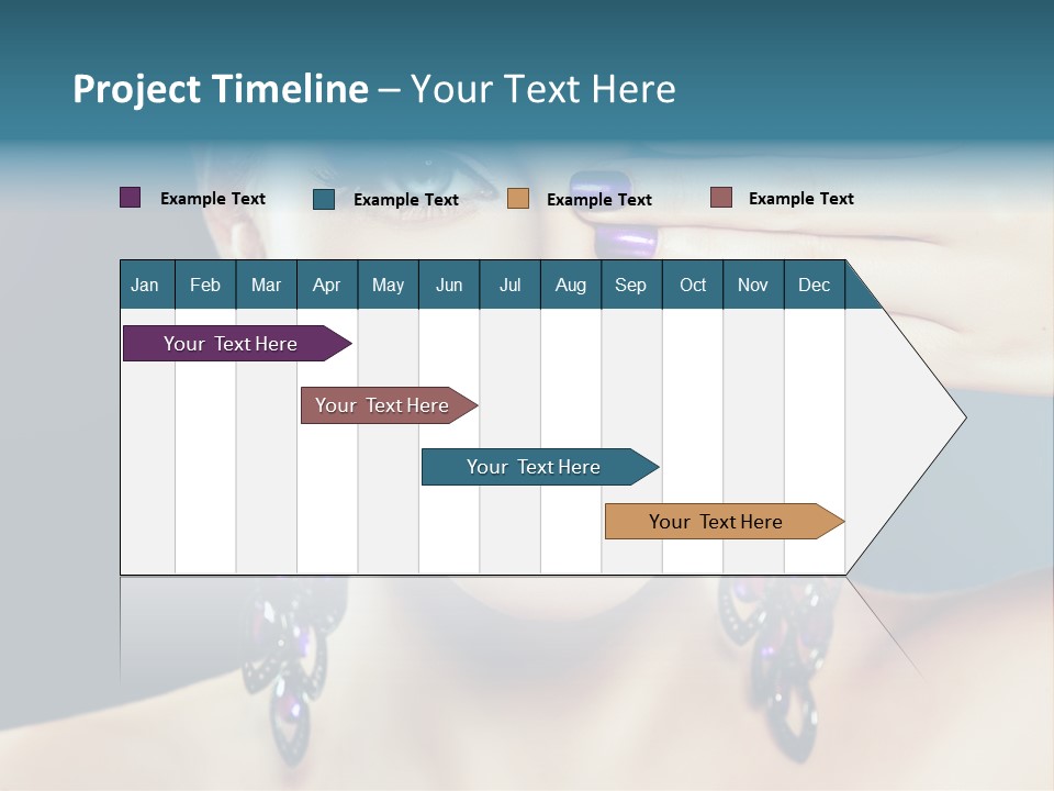 Portrait Nail Polish Gloss PowerPoint Template