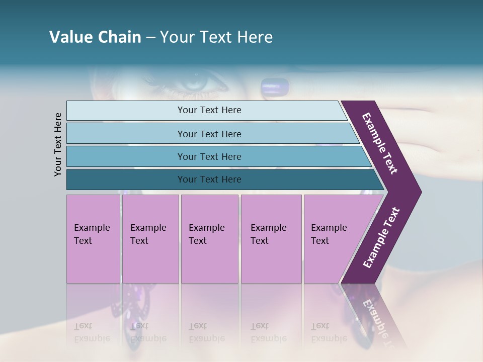 Portrait Nail Polish Gloss PowerPoint Template