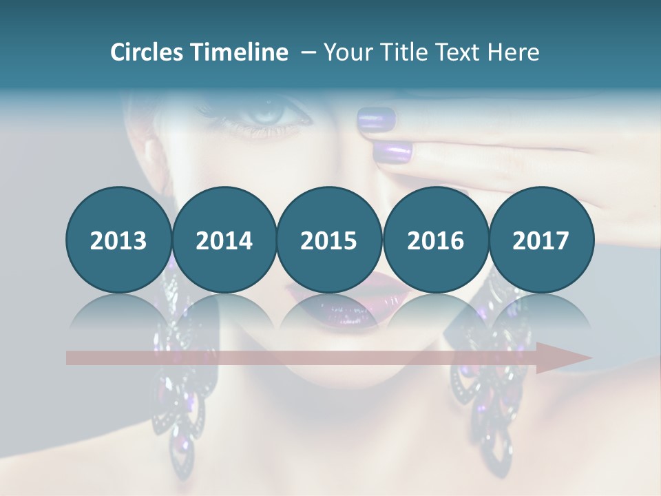 Portrait Nail Polish Gloss PowerPoint Template