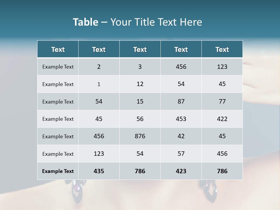 Portrait Nail Polish Gloss PowerPoint Template