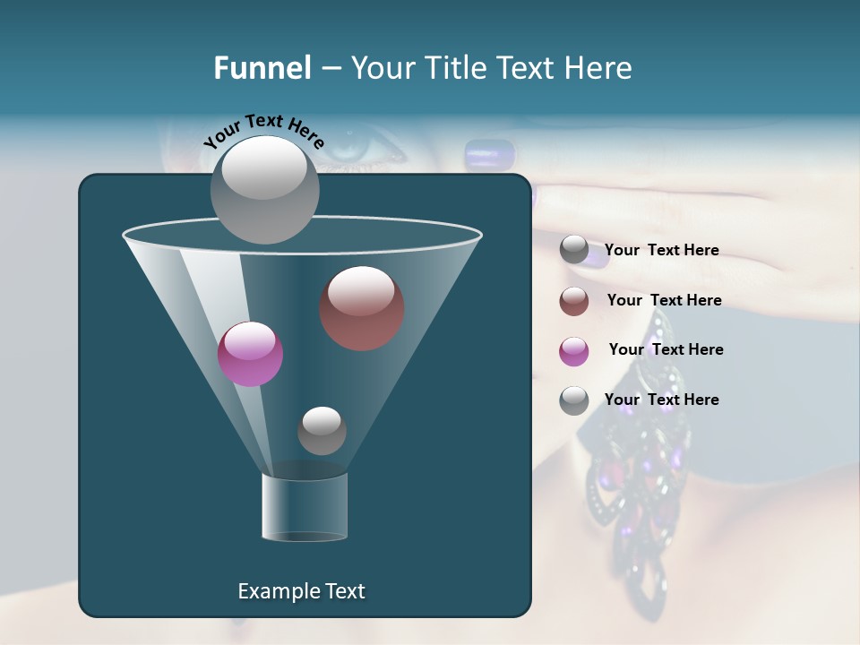 Portrait Nail Polish Gloss PowerPoint Template