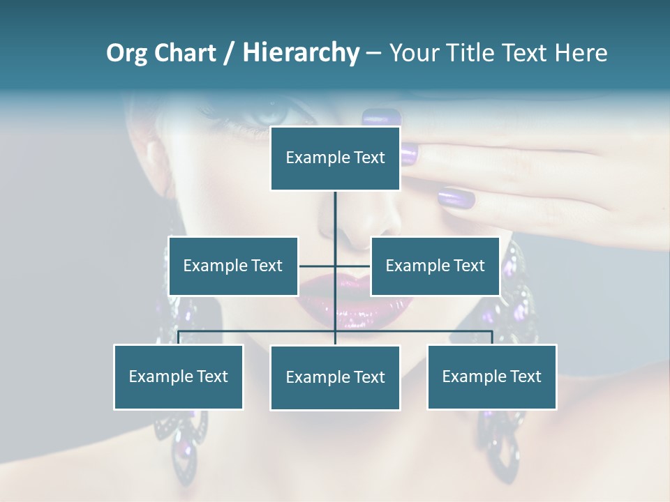 Portrait Nail Polish Gloss PowerPoint Template