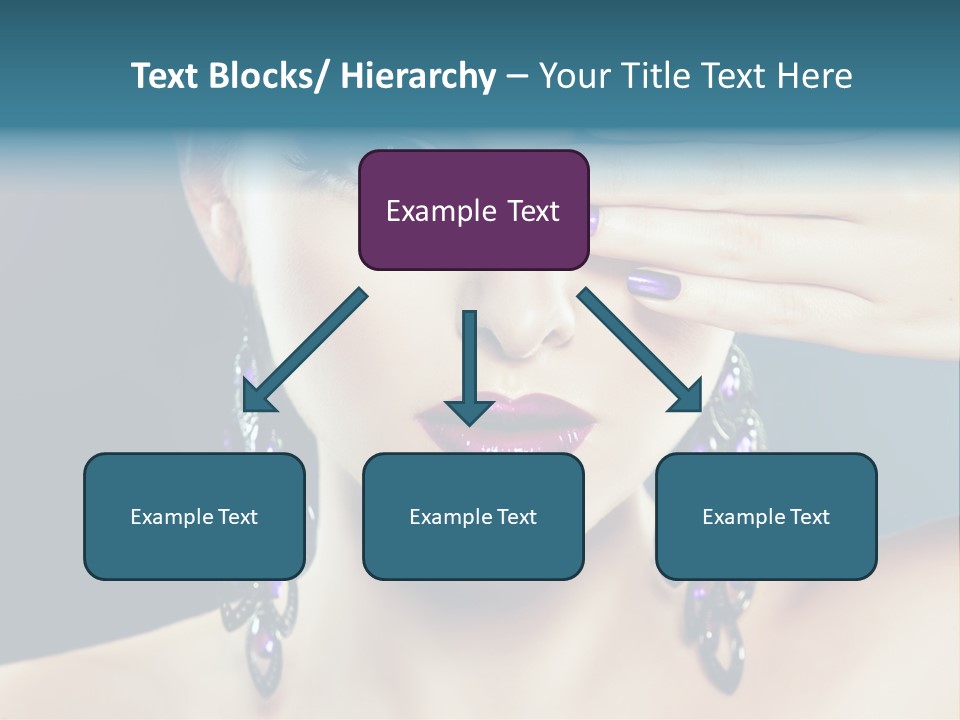 Portrait Nail Polish Gloss PowerPoint Template