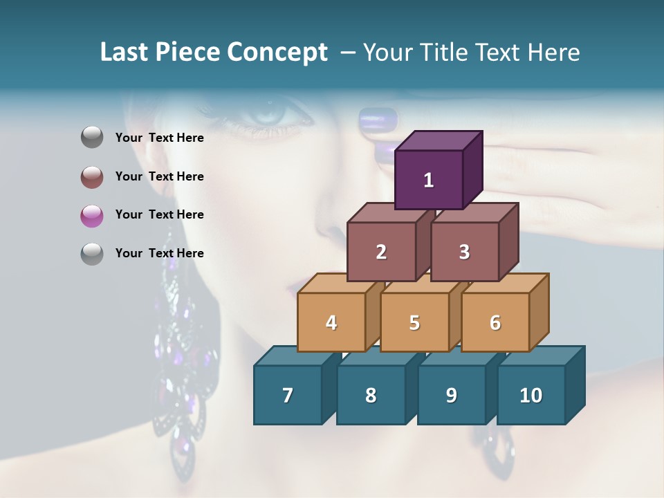 Portrait Nail Polish Gloss PowerPoint Template