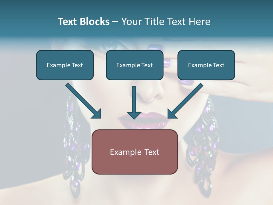 Portrait Nail Polish Gloss PowerPoint Template