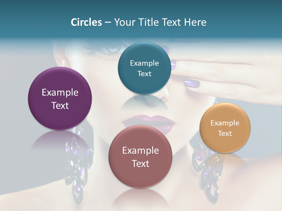 Portrait Nail Polish Gloss PowerPoint Template