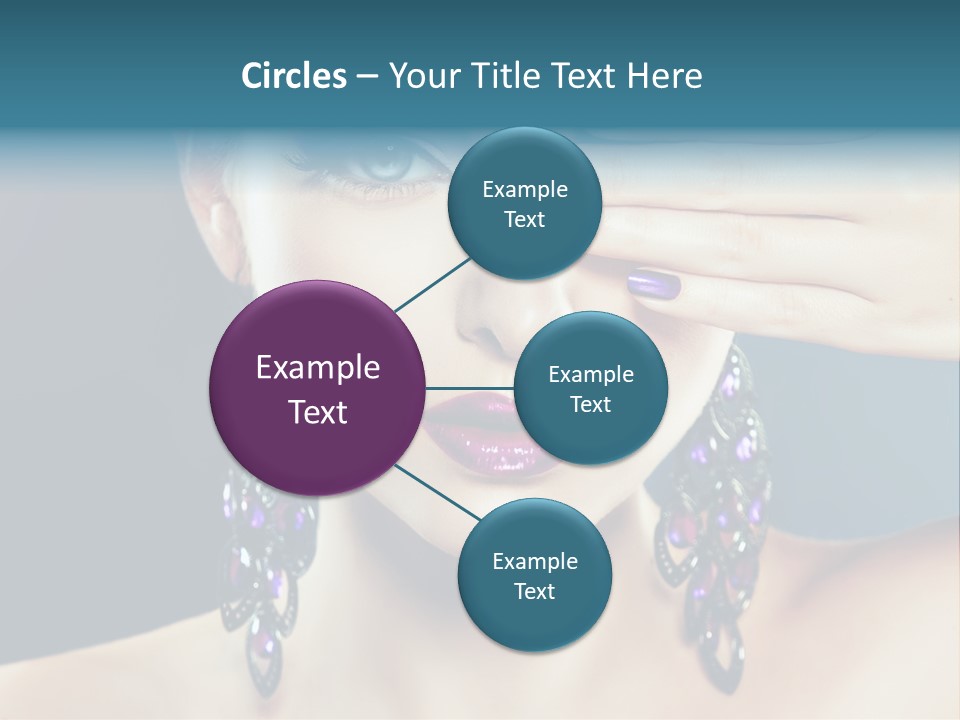 Portrait Nail Polish Gloss PowerPoint Template