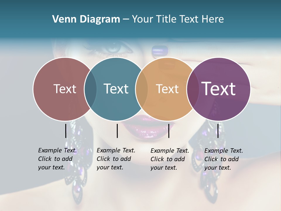 Portrait Nail Polish Gloss PowerPoint Template