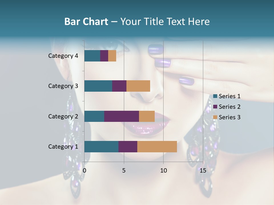 Portrait Nail Polish Gloss PowerPoint Template