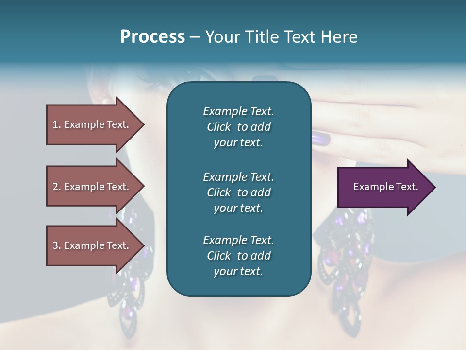 Portrait Nail Polish Gloss PowerPoint Template