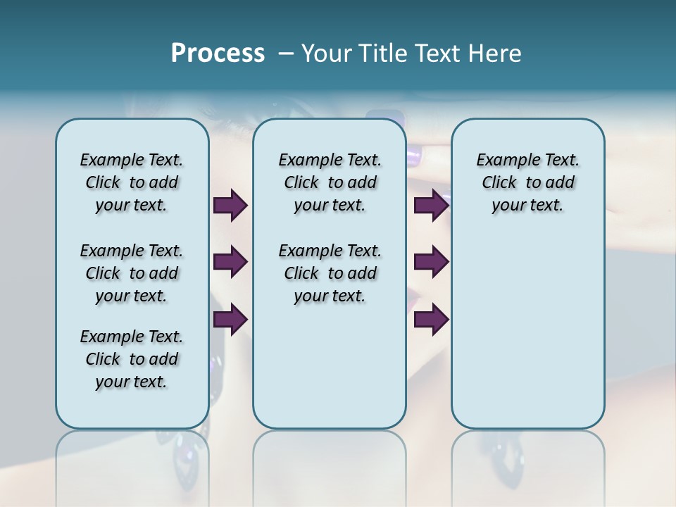Portrait Nail Polish Gloss PowerPoint Template