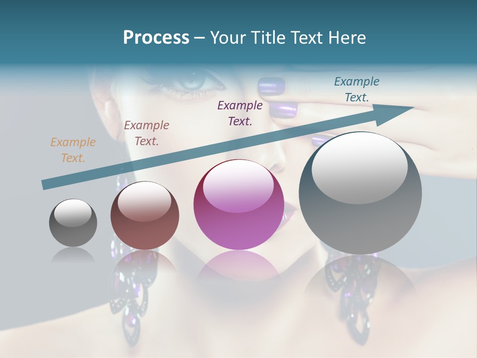 Portrait Nail Polish Gloss PowerPoint Template