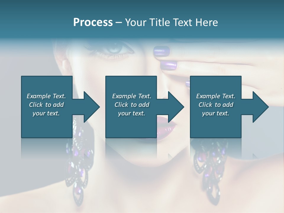 Portrait Nail Polish Gloss PowerPoint Template