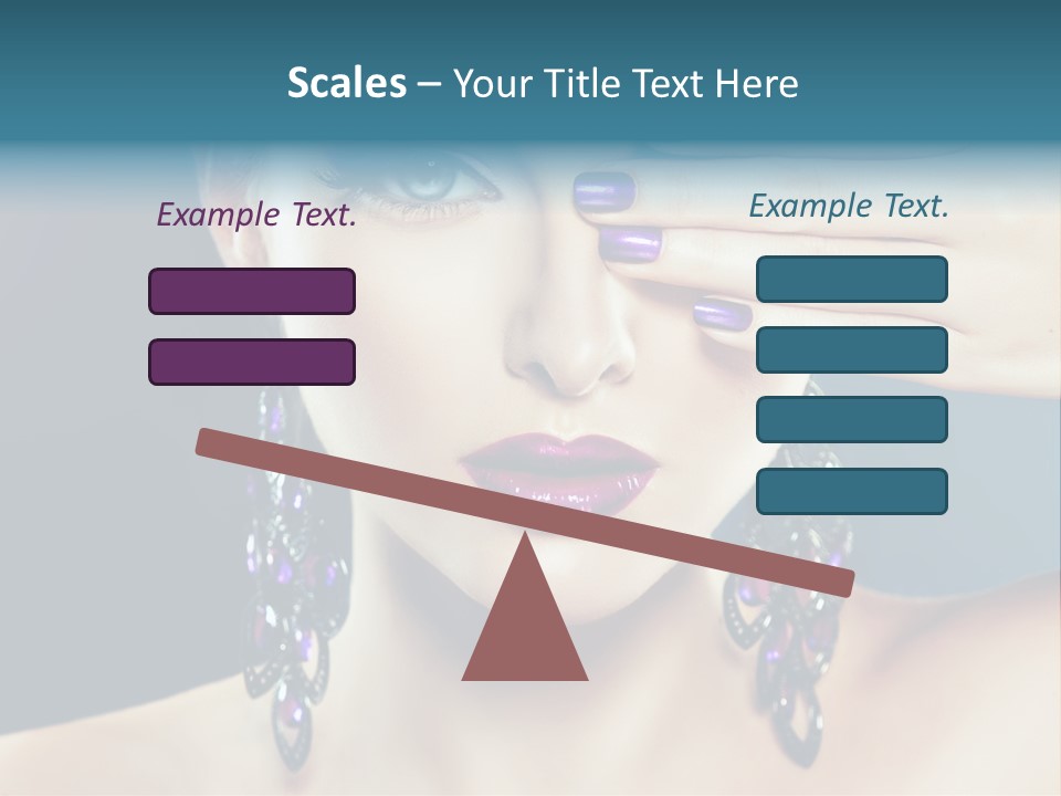 Portrait Nail Polish Gloss PowerPoint Template