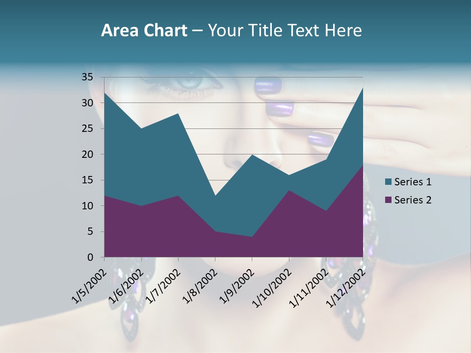 Portrait Nail Polish Gloss PowerPoint Template