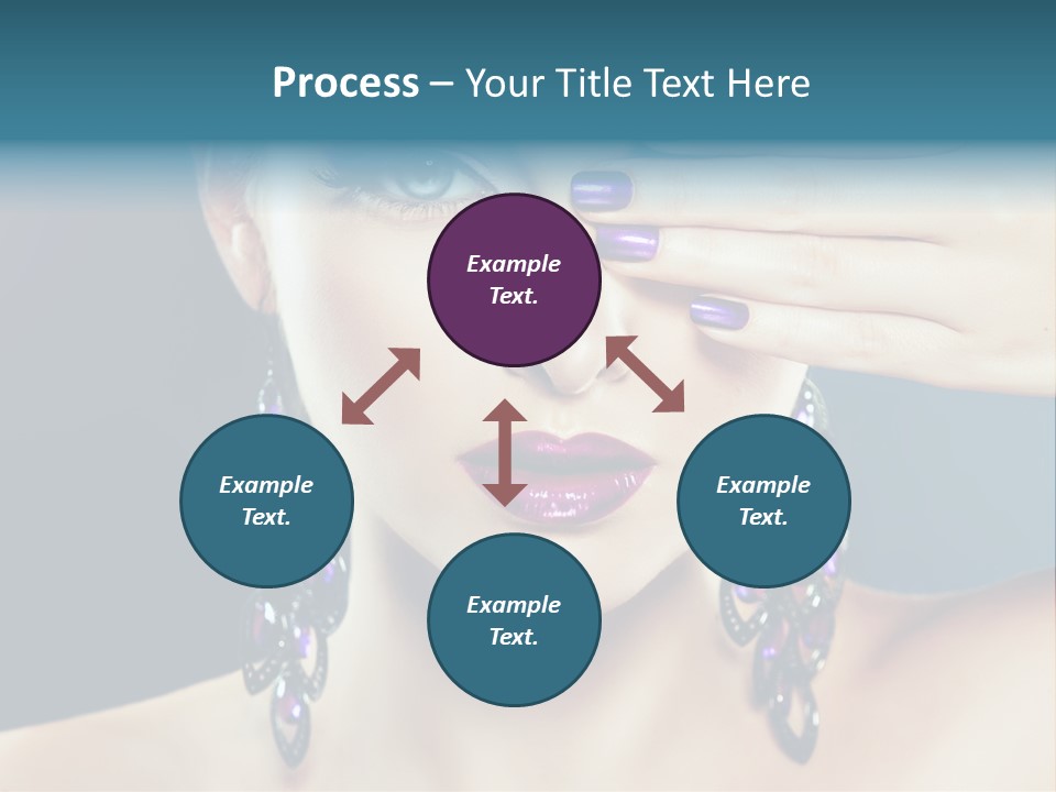 Portrait Nail Polish Gloss PowerPoint Template