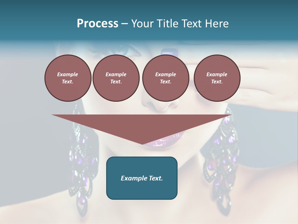 Portrait Nail Polish Gloss PowerPoint Template