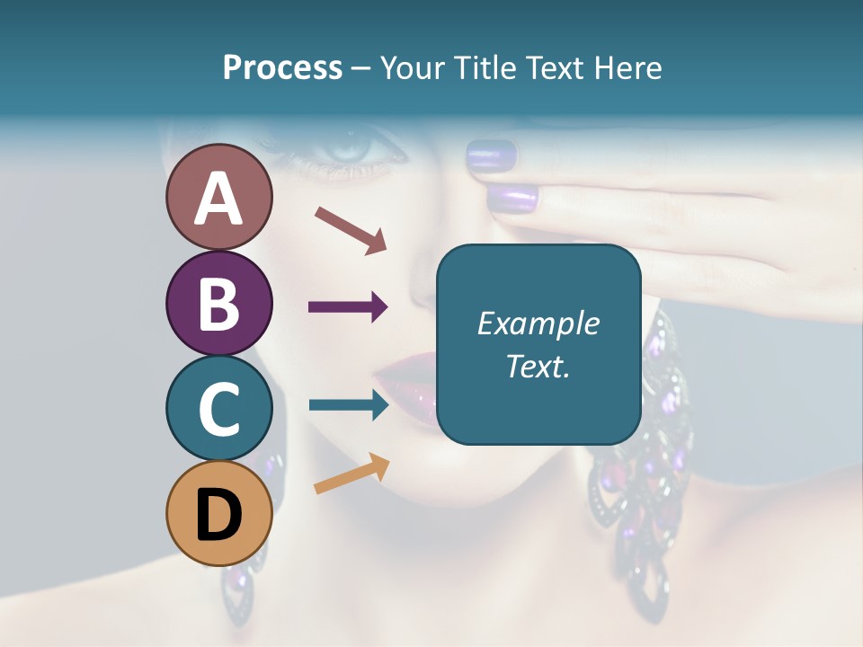 Portrait Nail Polish Gloss PowerPoint Template