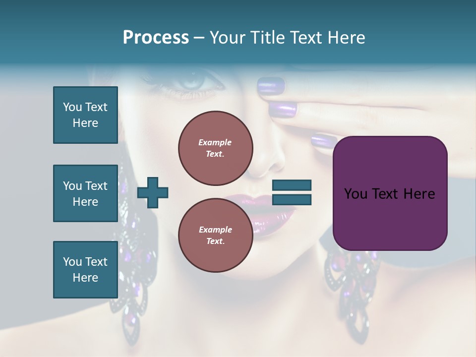 Portrait Nail Polish Gloss PowerPoint Template