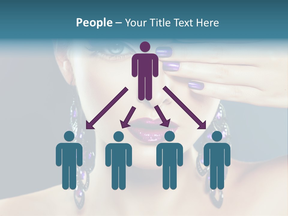 Portrait Nail Polish Gloss PowerPoint Template