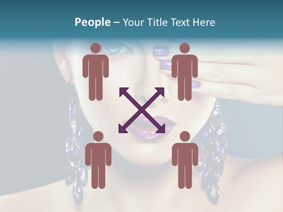 Portrait Nail Polish Gloss PowerPoint Template