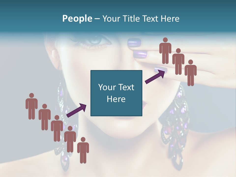 Portrait Nail Polish Gloss PowerPoint Template