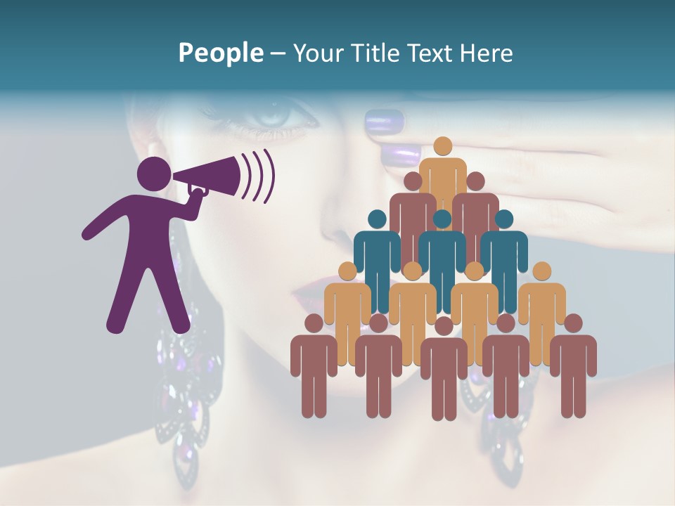 Portrait Nail Polish Gloss PowerPoint Template