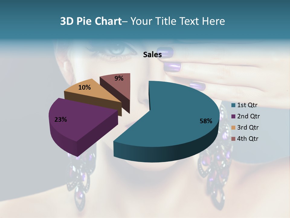 Portrait Nail Polish Gloss PowerPoint Template