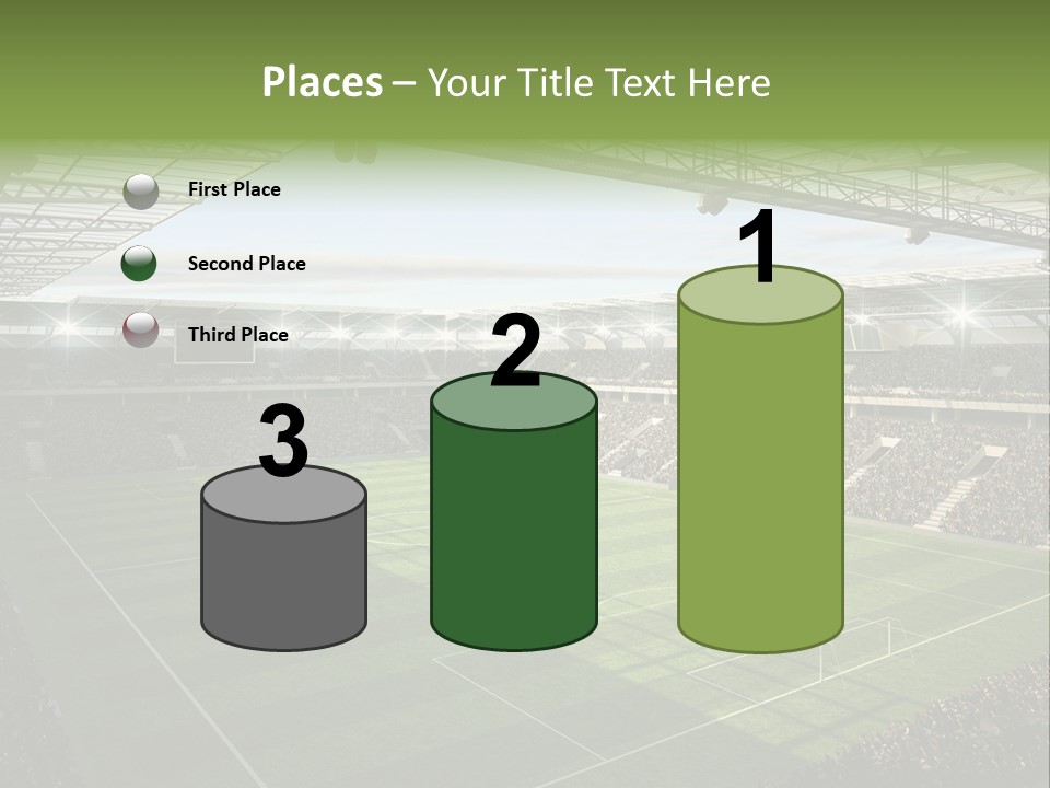 Sun Chalk Soccer PowerPoint Template