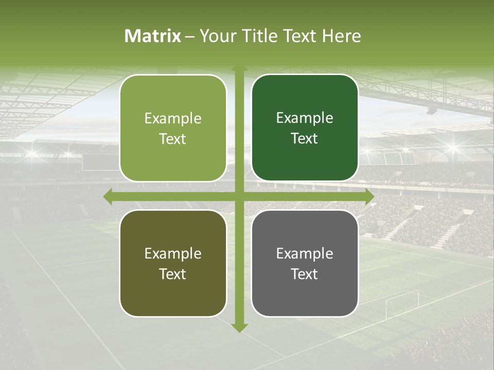 Sun Chalk Soccer PowerPoint Template