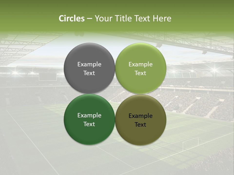Sun Chalk Soccer PowerPoint Template