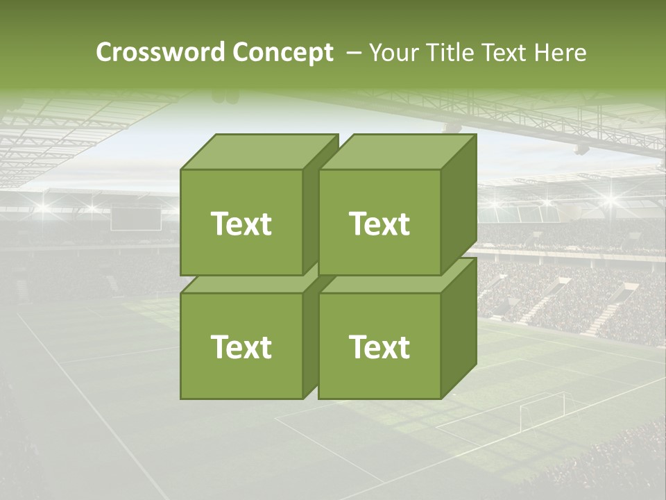 Sun Chalk Soccer PowerPoint Template