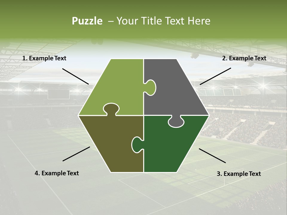 Sun Chalk Soccer PowerPoint Template