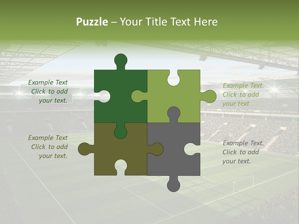 Sun Chalk Soccer PowerPoint Template