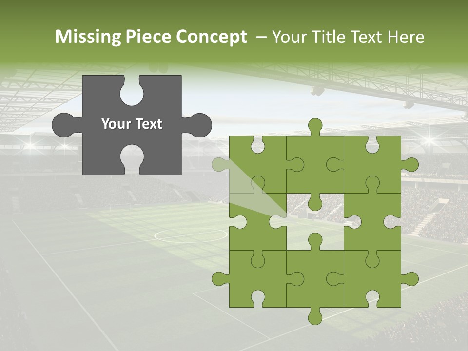 Sun Chalk Soccer PowerPoint Template