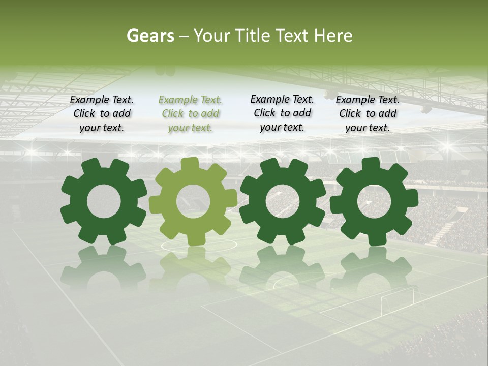 Sun Chalk Soccer PowerPoint Template