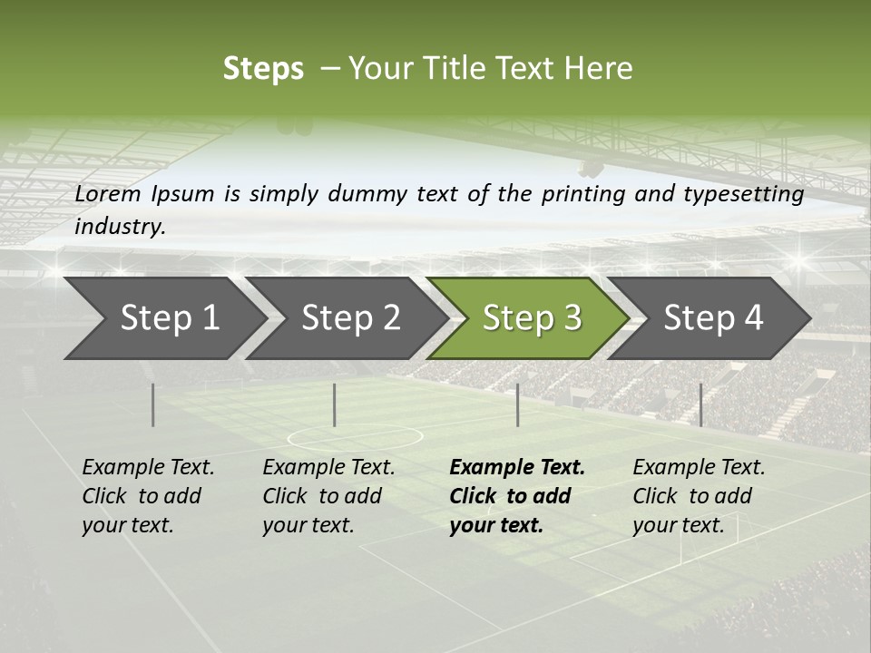 Sun Chalk Soccer PowerPoint Template