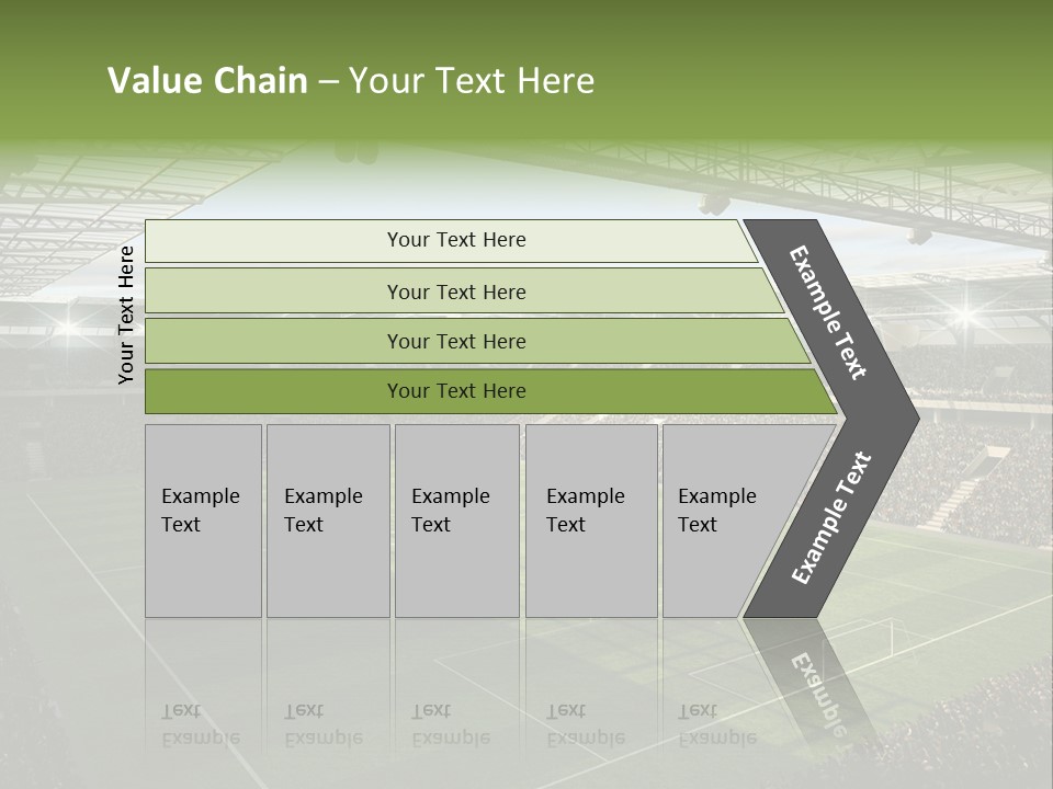 Sun Chalk Soccer PowerPoint Template
