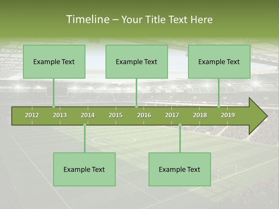 Sun Chalk Soccer PowerPoint Template