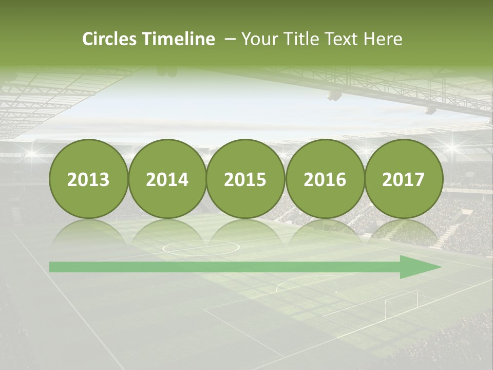 Sun Chalk Soccer PowerPoint Template