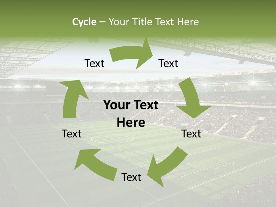 Sun Chalk Soccer PowerPoint Template