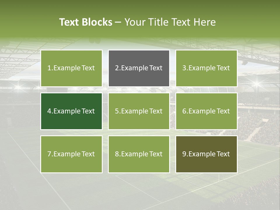 Sun Chalk Soccer PowerPoint Template