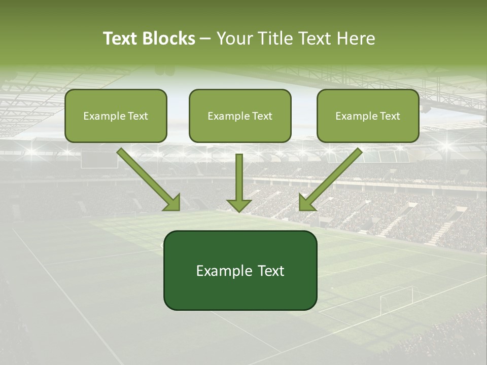 Sun Chalk Soccer PowerPoint Template