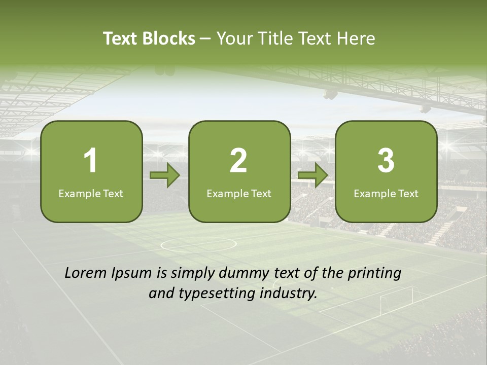 Sun Chalk Soccer PowerPoint Template
