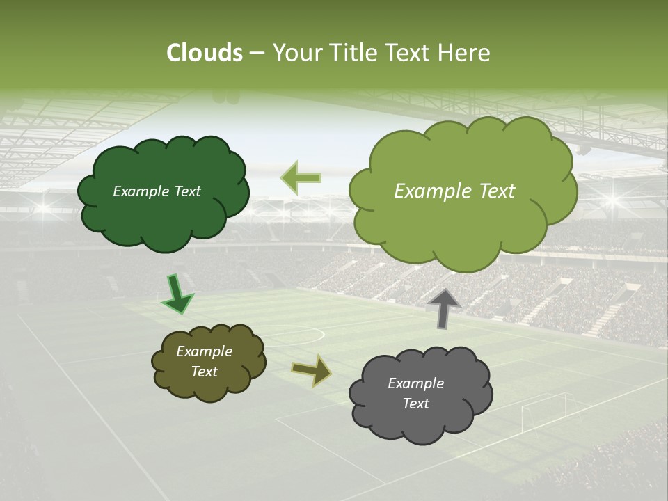 Sun Chalk Soccer PowerPoint Template